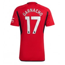 Manchester United Alejandro Garnacho #17 Hemmatröja 2023-24 Korta ärmar